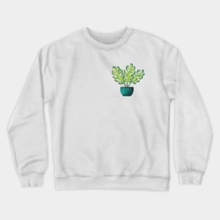 Cute Monstera Deliciosa Crewneck Sweatshirt